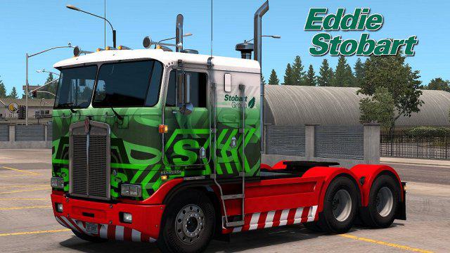 ETS2 - Kenworth K100E Stobart Skin V1.0 (1.35.X)