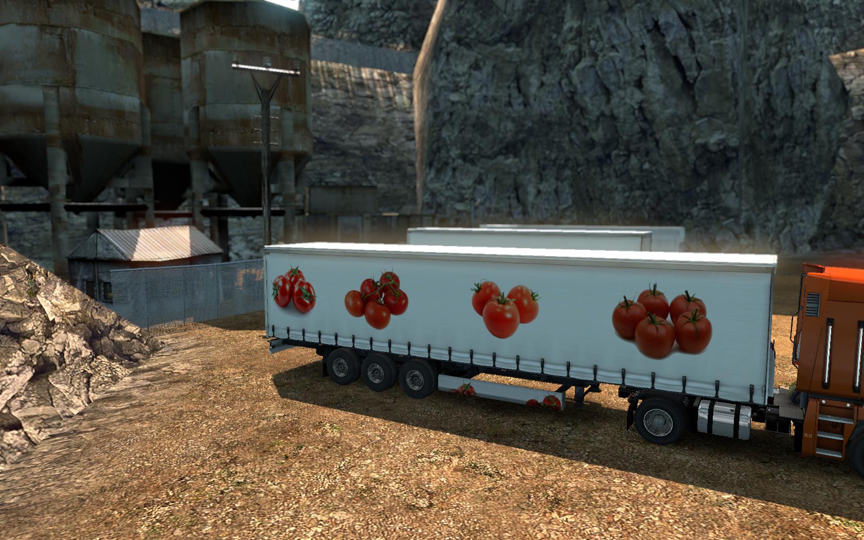ETS2 - Tomatoes Skin V1.0 (1.36.x)