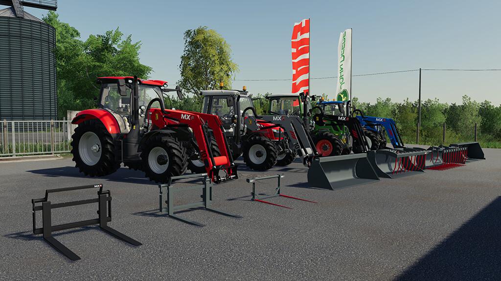 FS19 MX Front Loaders And Tools Pack V1.0 Farming Simulator 19
