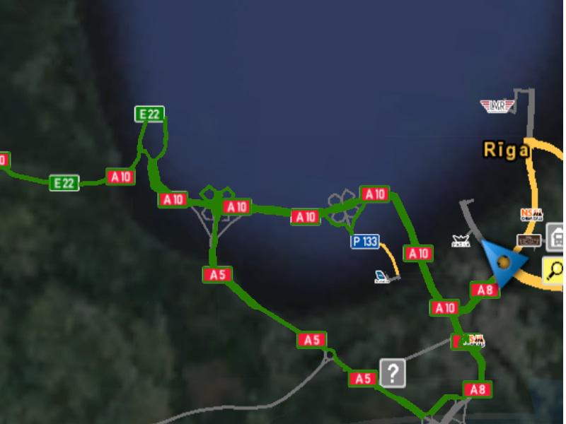 ETS2 - Riga Metro Area Rebuild V0.1 (1.37.x)