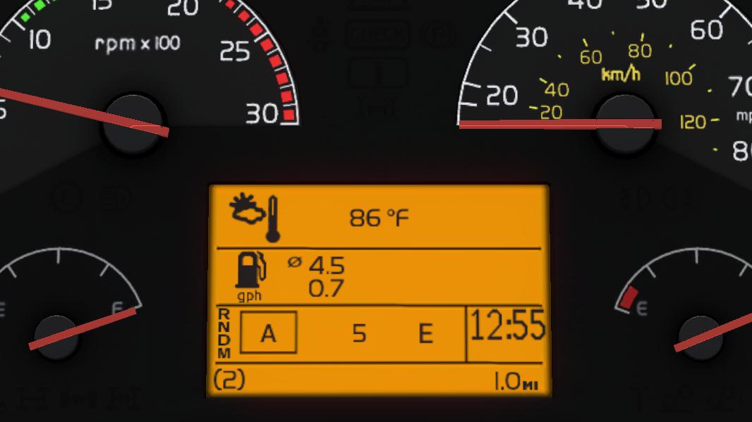 ATS - Realistic Volvo VNL Dashboard Computer (1.36.x)