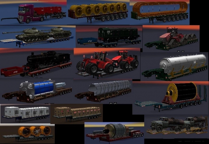 ETS2 - Trailers Pack V9.16.1 (1.40.x)