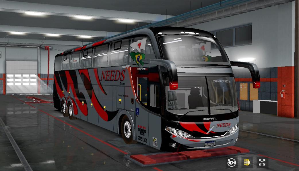 ETS2 - Comil Hd Volvo Bus V1.5 (1.36.x)