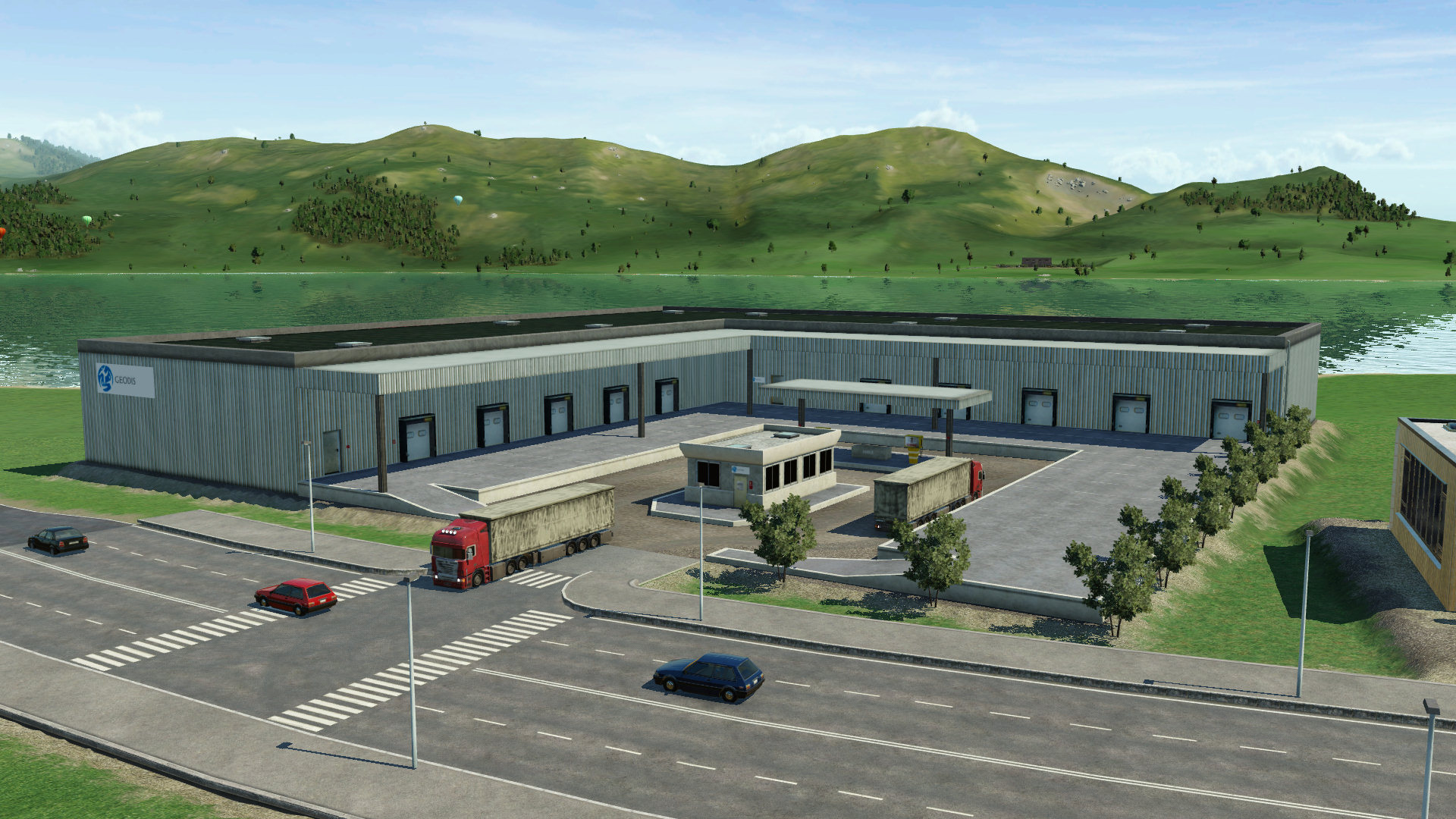 Transport Fever 2 - Geodis Truck Station