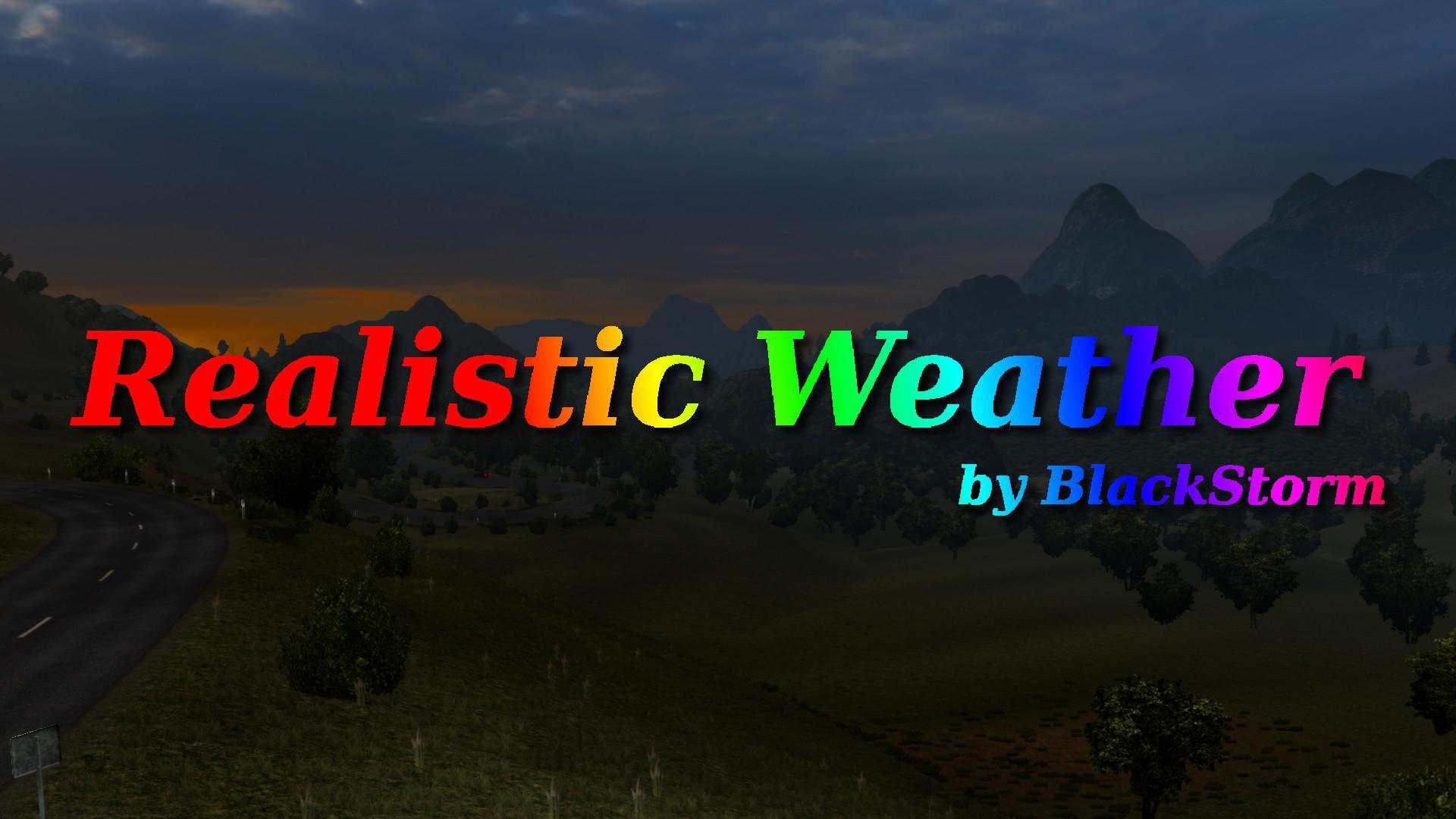 ETS2 - Realistic Weather V2.0 (1.36.x)