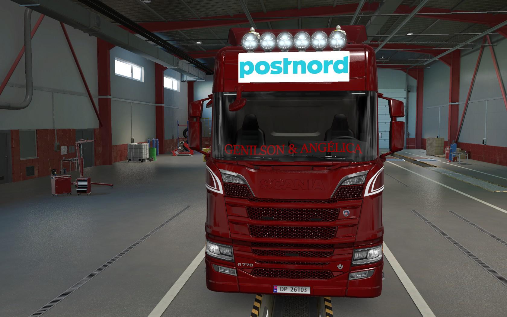 ETS2 - Big Lightbox Scania R And S 2016 Postnord (1.39.x) | Euro Truck