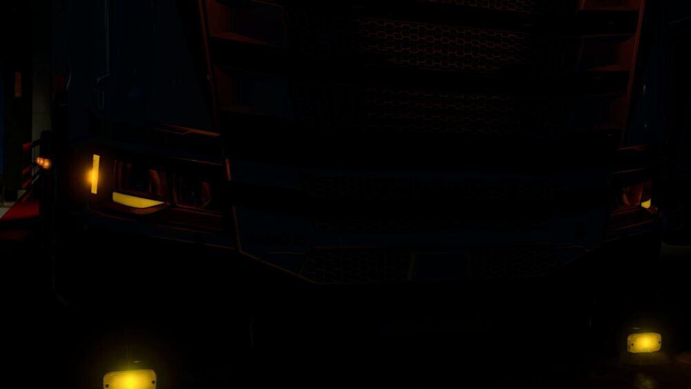 ETS2 - Scania NextGen Amber Headlights V1.2 (1.39.x)