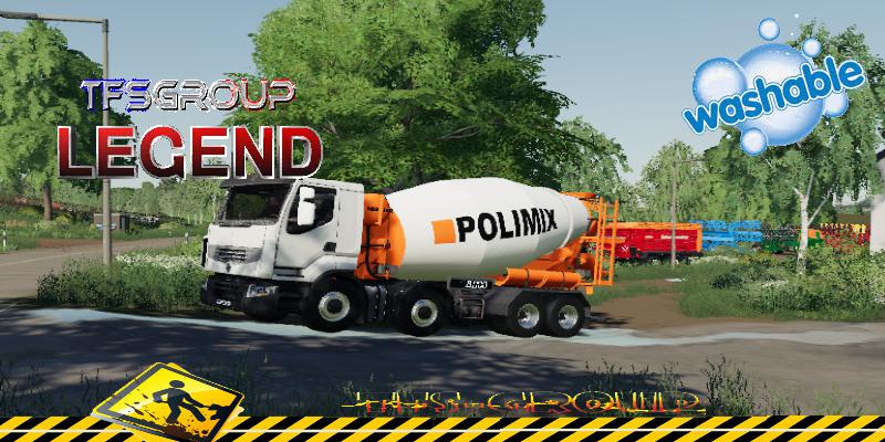 FS19 - Renault Premium 520DXI Concrete Mixer V1.5
