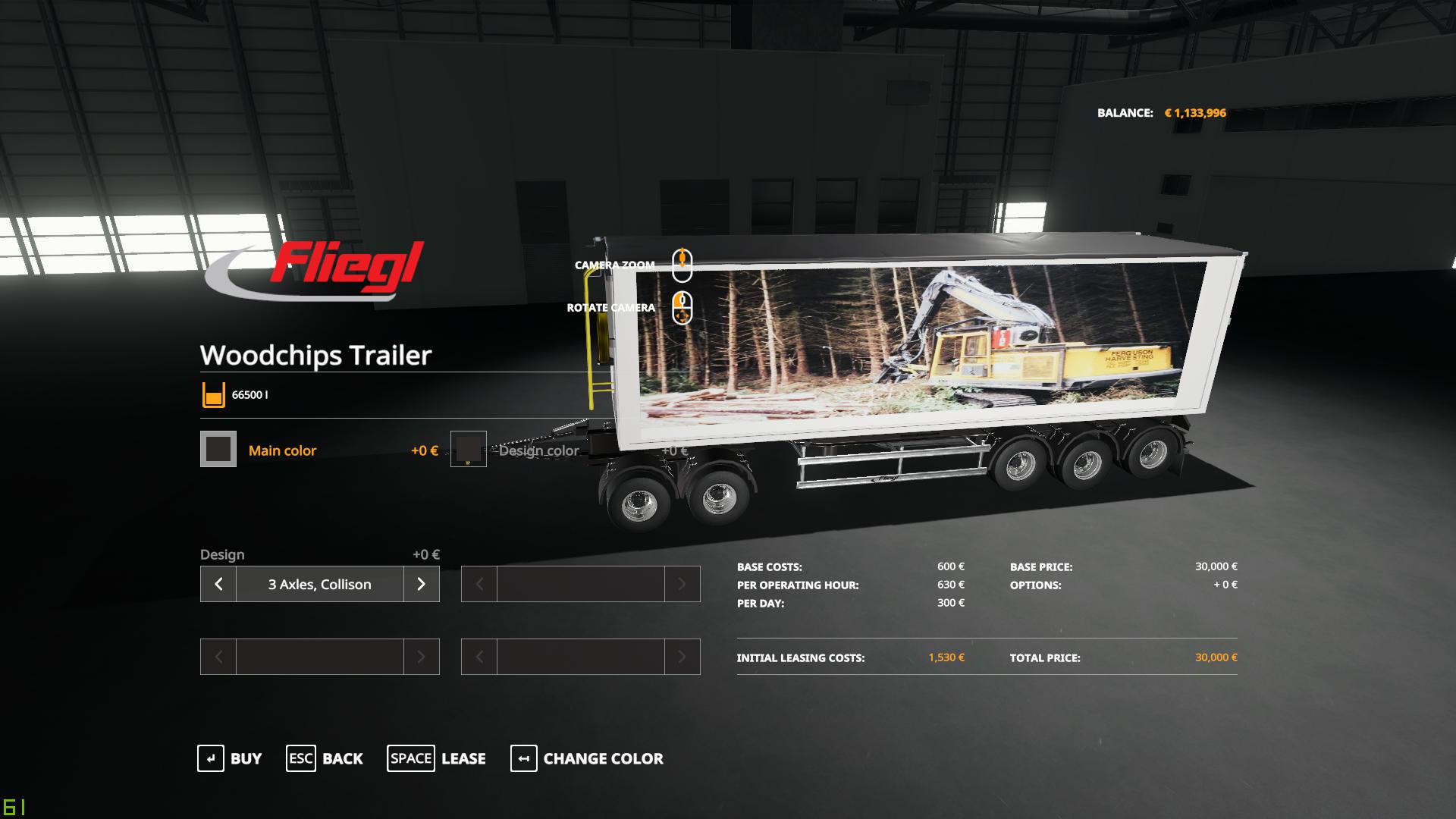 FS19 - Volvo FH16 Woodchips and Trailer V1.3