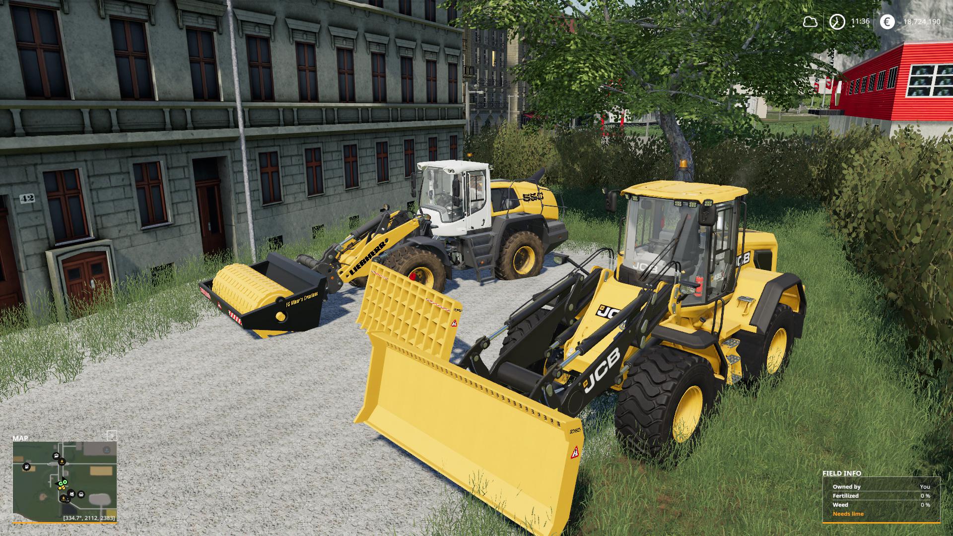 Fs19 Compacting Paving Wheel Loader Pack V10 Farming Simulator 19 Modsclub 2329