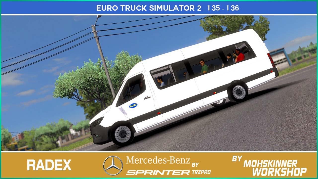ETS2 - Mercedes Sprinter Radex Skin (1.36.x)