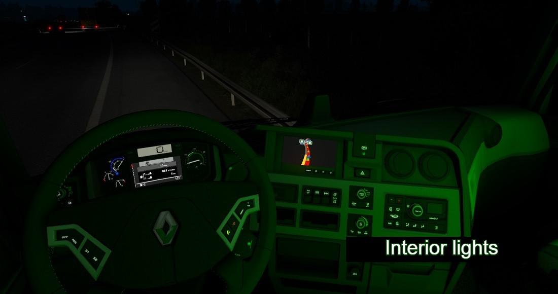ETS2 - Interior Light for All Trucks (1.35 - 1.36)