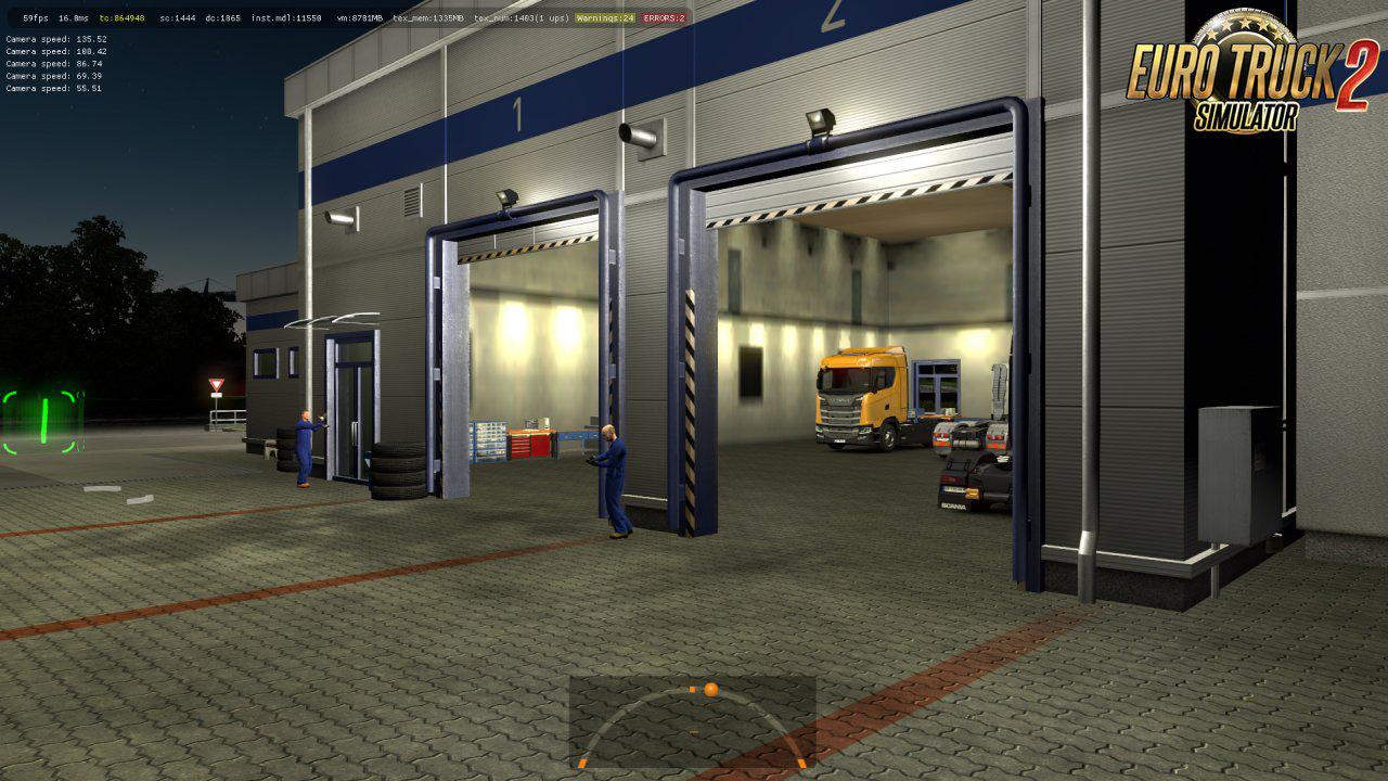 ETS2 - New Prefabs - Service Stations 2 (1.35.X)