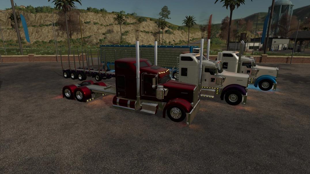 Fs19 Kenworth W900l Stretched Truck V10 Farming Simulator 19 Modsclub 2155