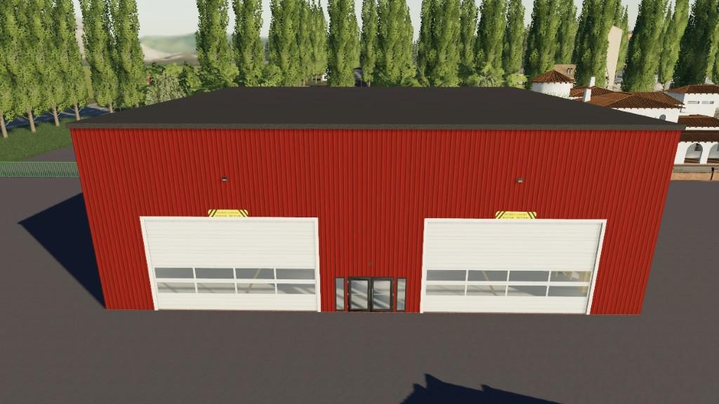 FS19 - Large Mechanic Shop V1.1.0.2