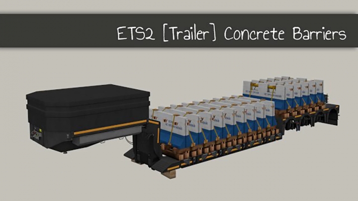 ETS2 - Concrete Barriers V1.2 (1.41.x)