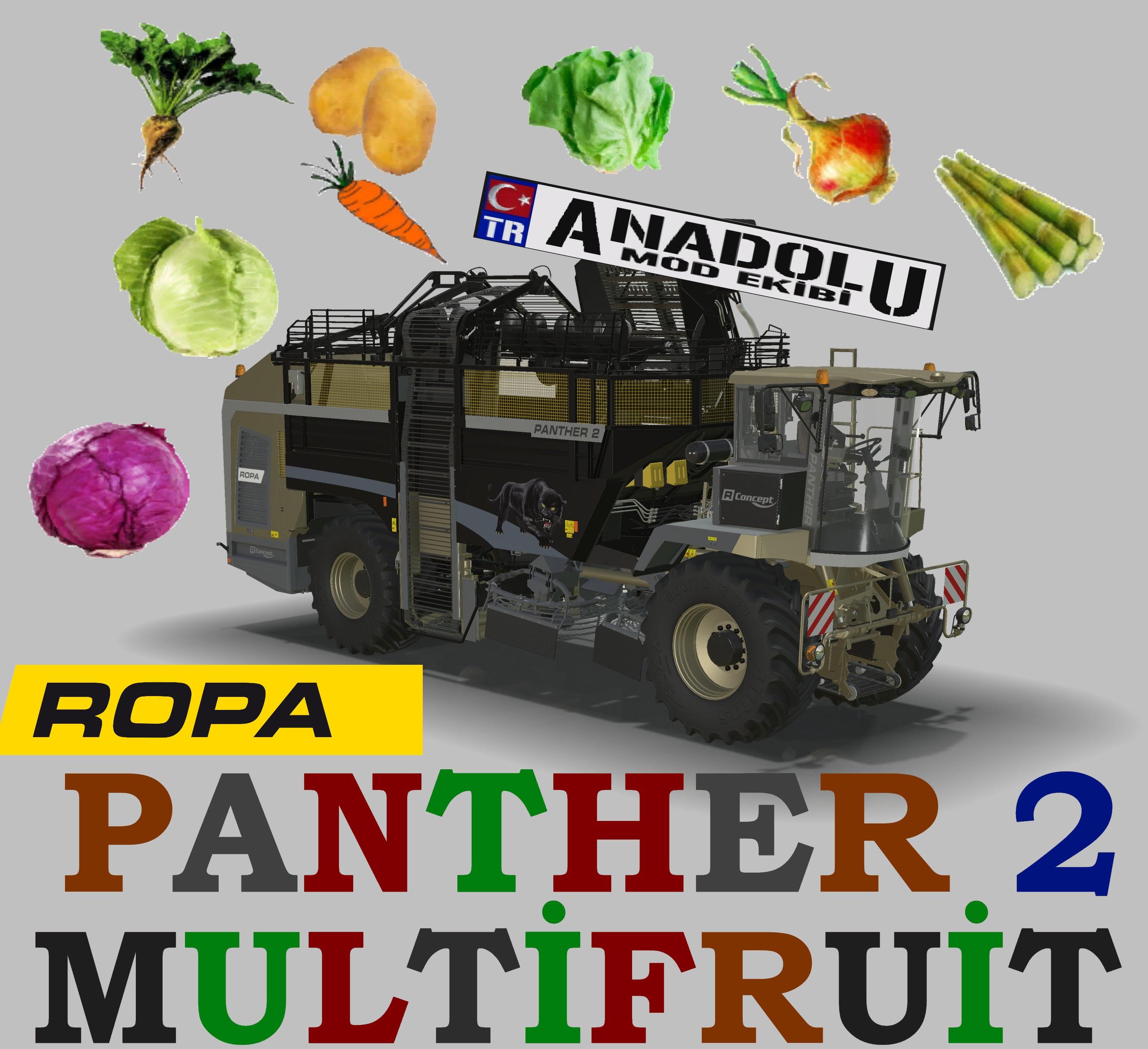 FS19 - Ropa Panther 2 Multifruit V1.0
