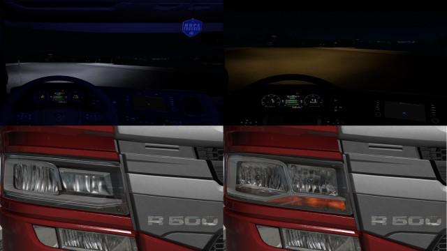 ETS2 - Scania 2016 Realistic Headlights V1.1 (1.39.x)