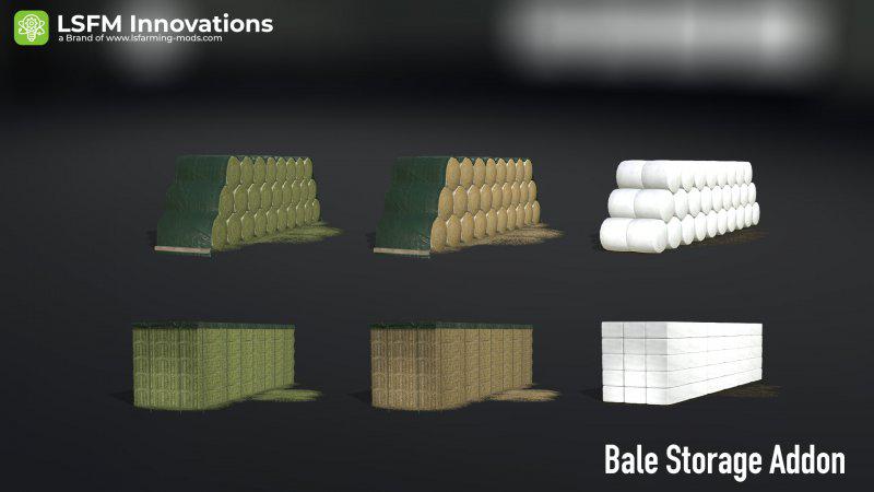 FS19 - LSFM Ballenlager Addon V1.0