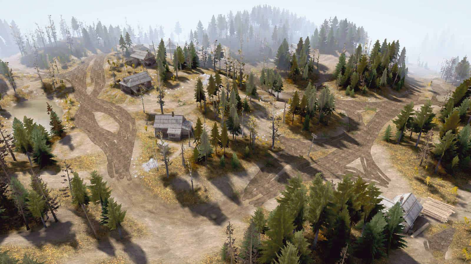 Spintires:Mudrunner - Level Break 3156 Map