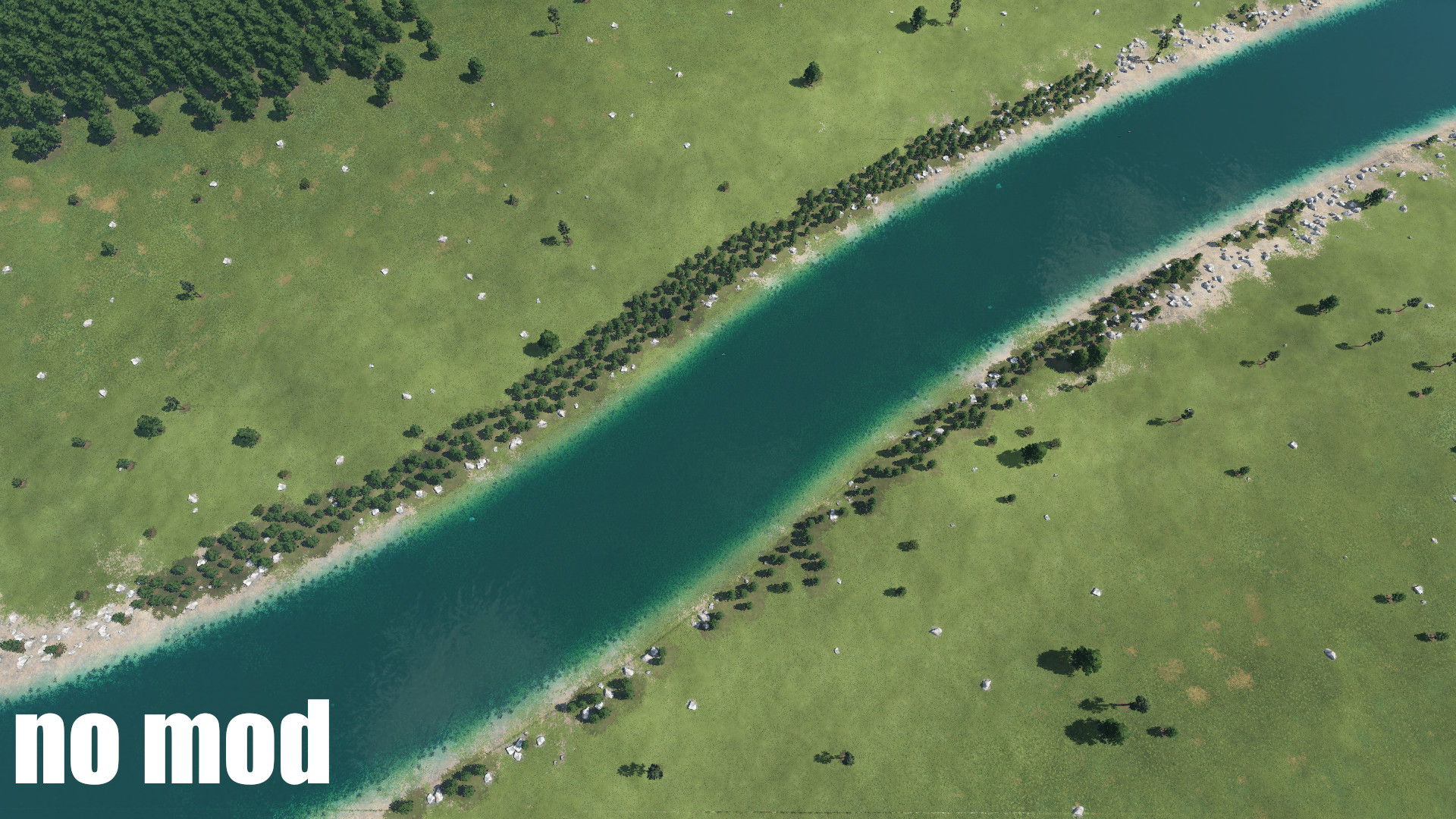 Transport Fever 2 - No Random Rocks And Trees in Map-Generator