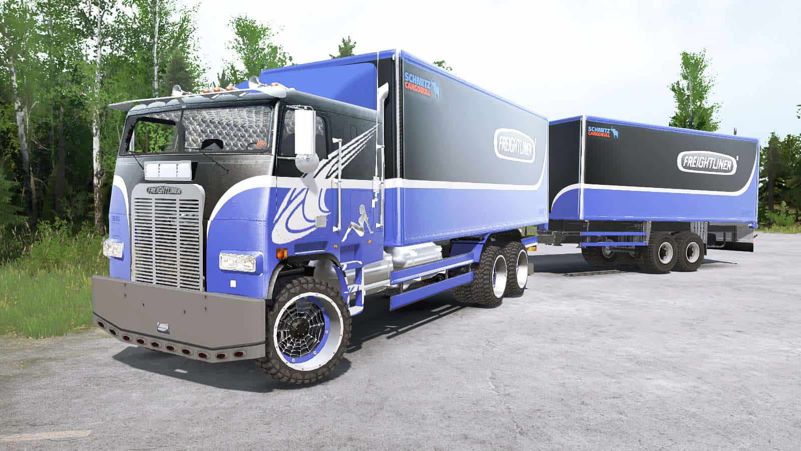 Spintires:Mudrunner - Freightliner FLA Truck