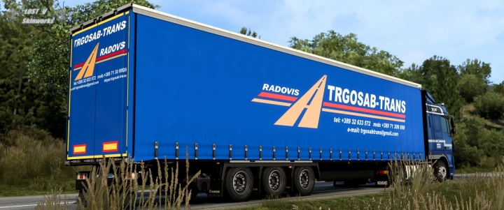 ETS2 - Daf XF Trgosab Trans Combo Skin (1.40.x)