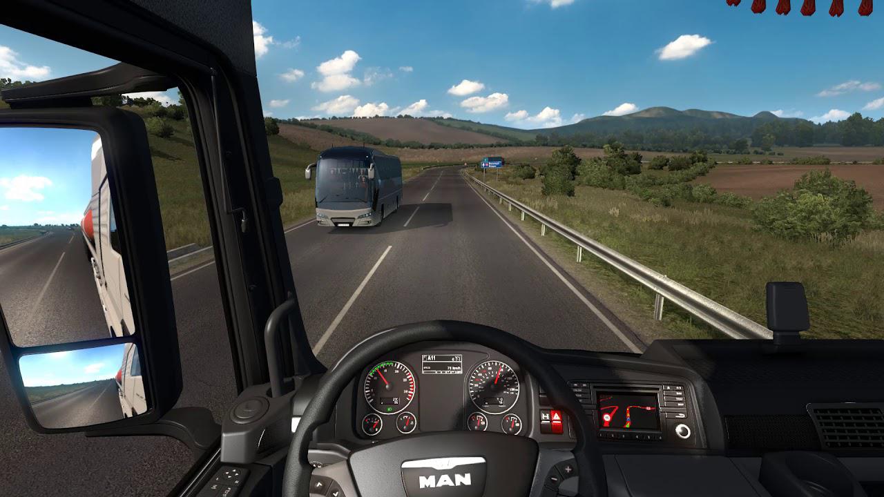 ETS2 - Realistic Steering & Suspension with Keyboards (1.36.x)