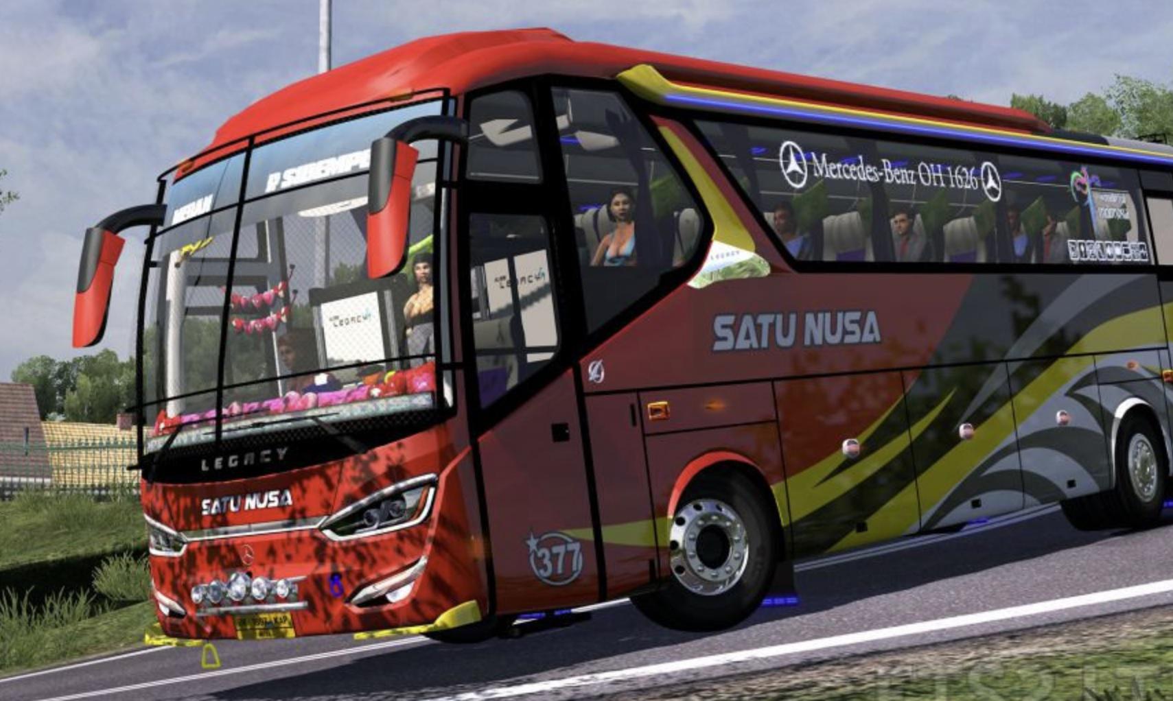 ETS2 - All New Legacy Sky SR2 HD CIB Bus (1.39.x)