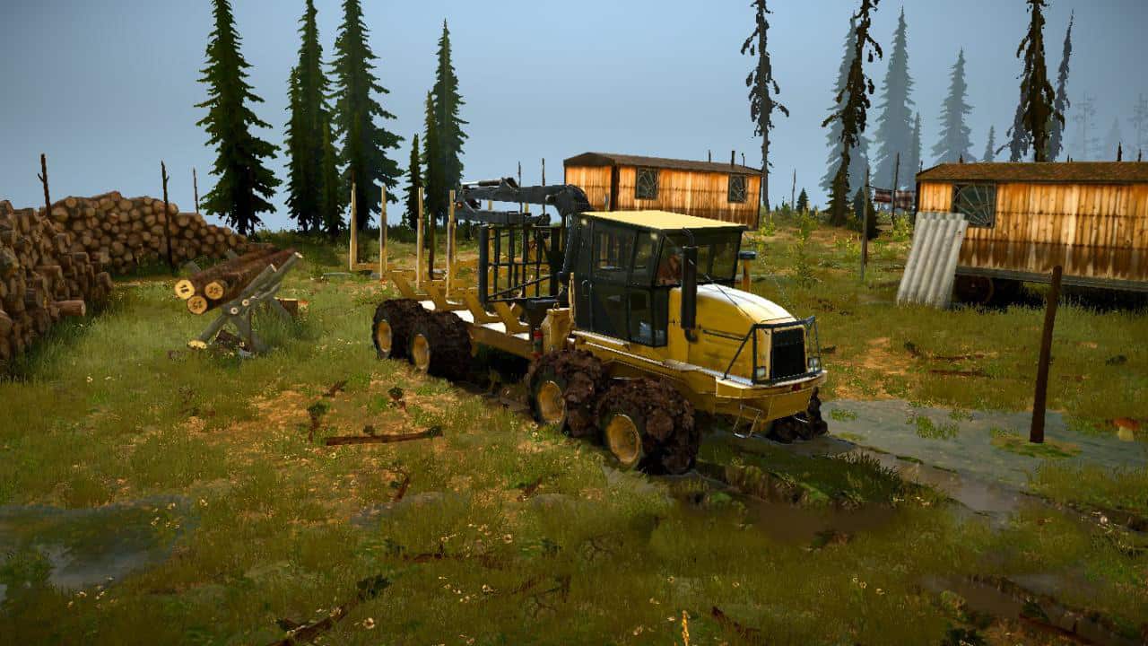 Spintires:Mudrunner - Back to The Future Map V1