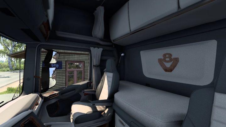 ETS2 - Customizable Scania Next-Gen Wood Detailed Interior (1.41.x)