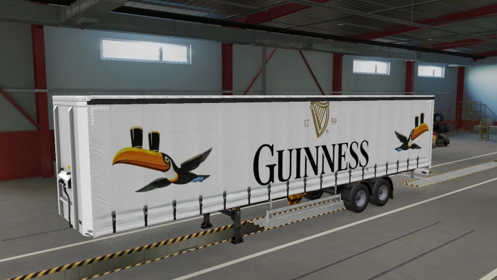 ETS2 - Guinness Curtain Skin (1.40.x)