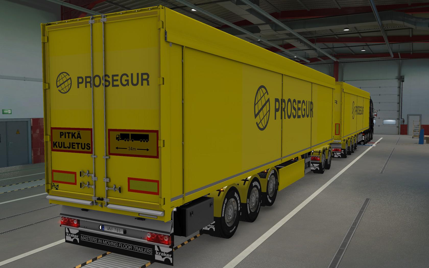 ETS2 - Kraker Walkingfloor Prosegur Skin (1.39.x)
