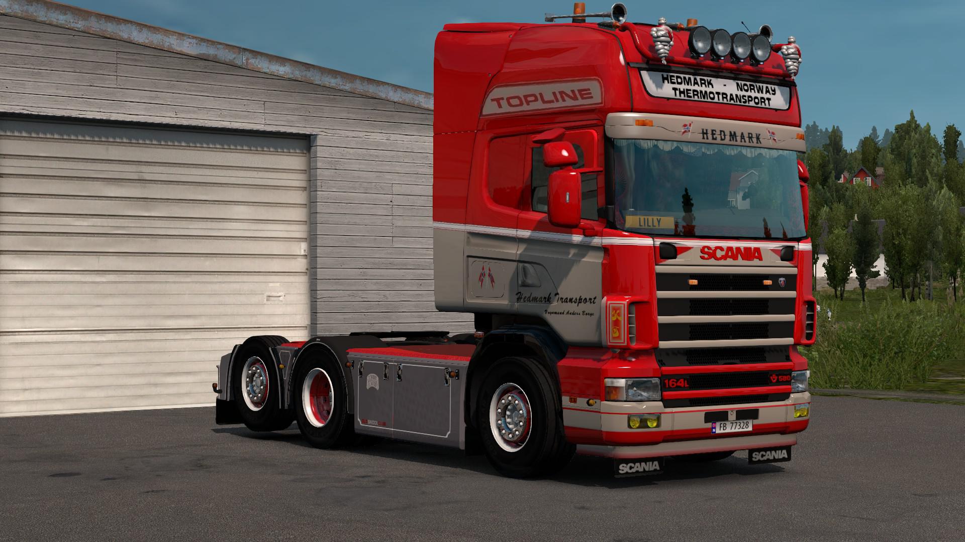 ETS2 - Scania R4 Hedmark Transport Skin Pack V2 (1.37.x) | Euro Truck ...