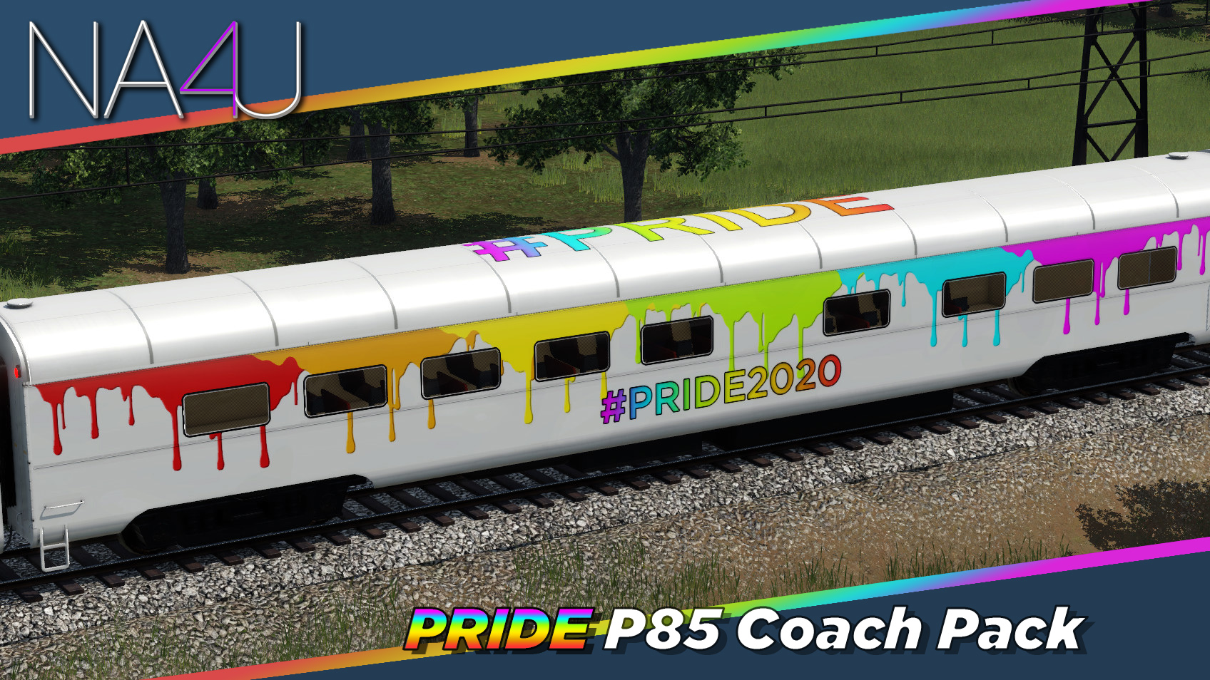 Transport Fever 2 - Pride 2020 P85v2 Coach
