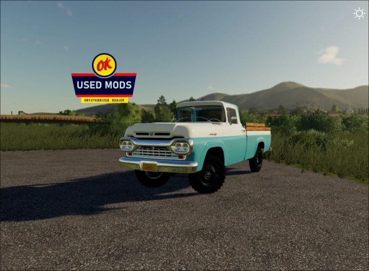 FS19 - 1960 Ford F100 4x4 V1.0 | Farming Simulator 19 | Mods.club