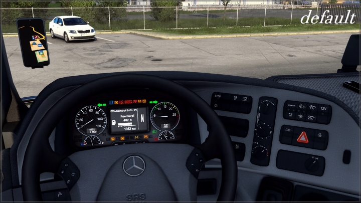 ETS2 - Dashboard Lights Mercedes Actros 2009 Pack V2.0 (1.41.x)