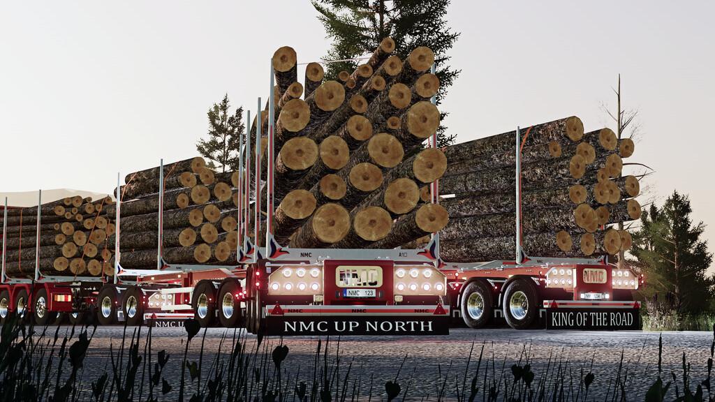 FS19 - NMC Log Trailer Pack V1.0
