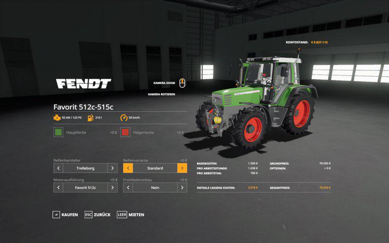 FS19 - Fendt Favorit 512c-515c V1.3