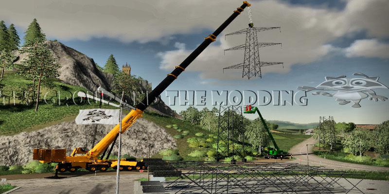 FS19 - Pilone Haute Tension En Construction V1.0
