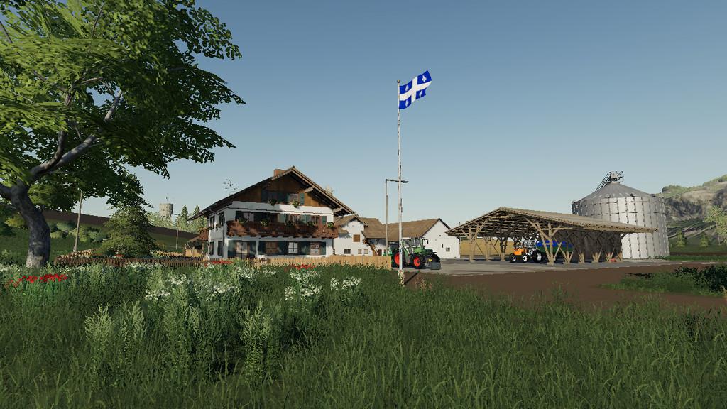 FS19 - Province Of Quebec Flag V1.0