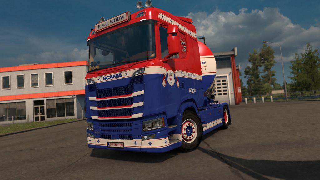 ETS2 P.V.D Wouw Skinpack V1.0 (1.35.X) Euro Truck Simulator 2