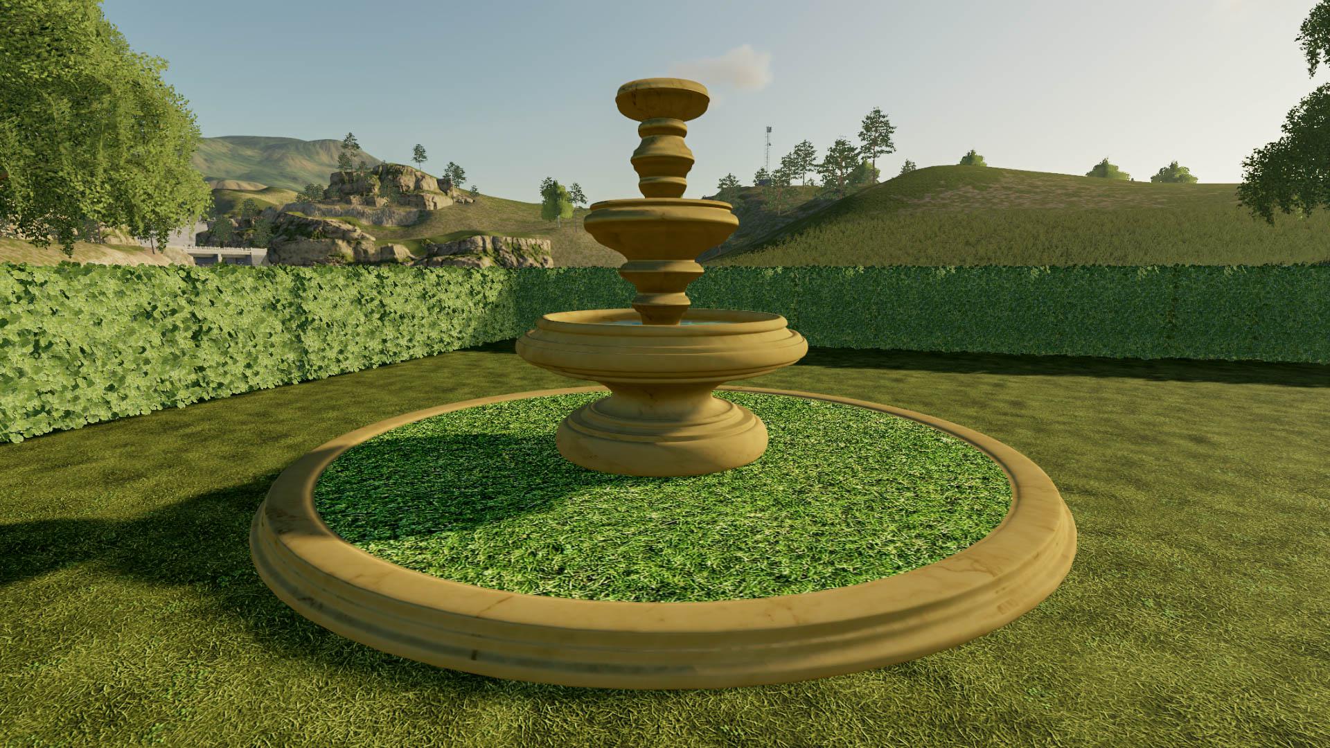 FS19 - Marble Fountain V1.0