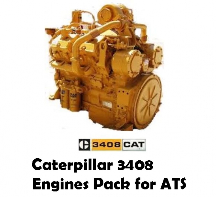 ATS - CAT 3408 Engines Pack V1.4 (1.41.x)