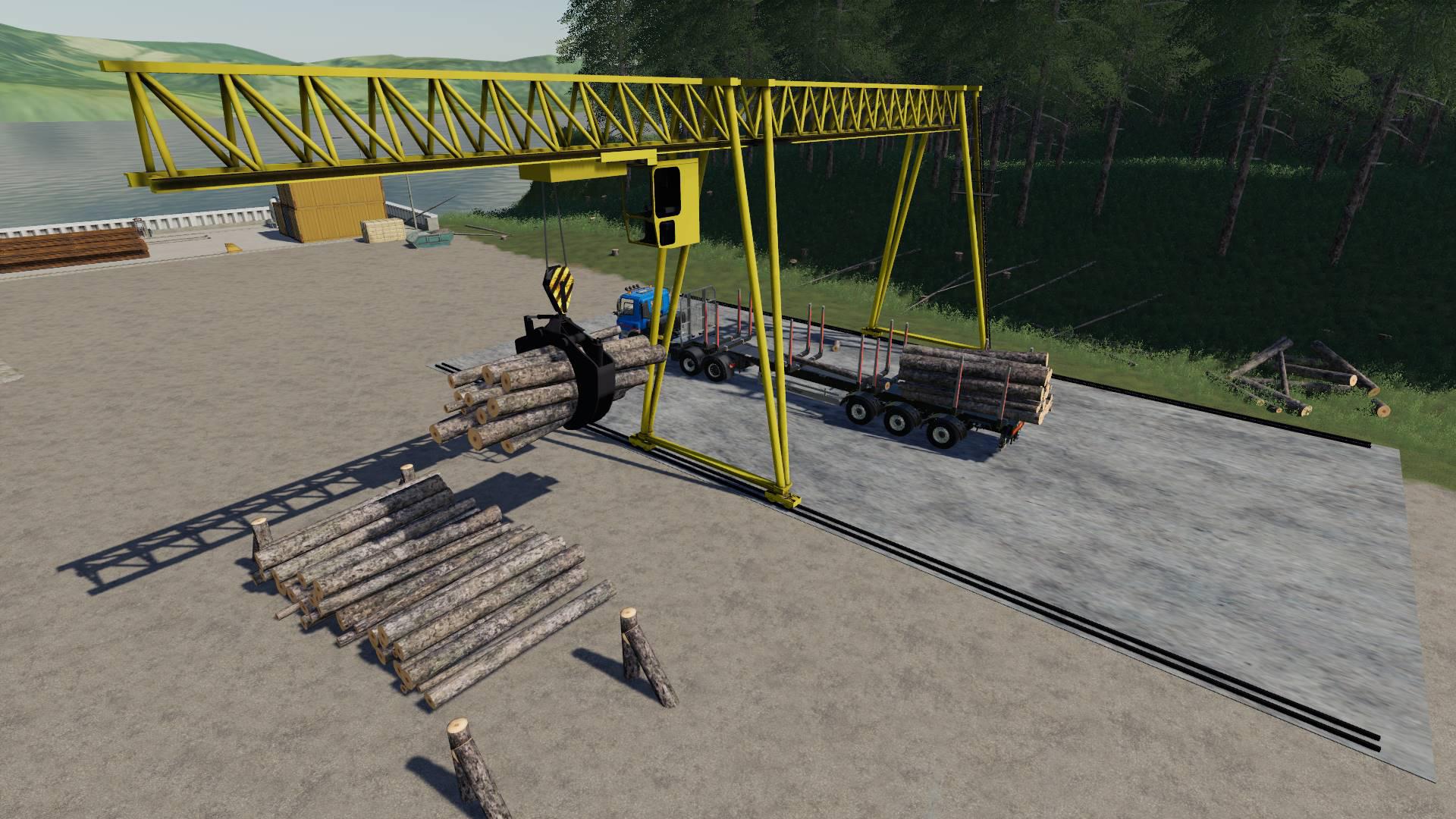 FS19 - Wood Crane V1.1