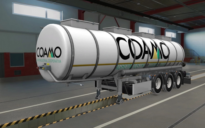 ETS2 - SCS Food Tank Coamo Skin (1.40.x)