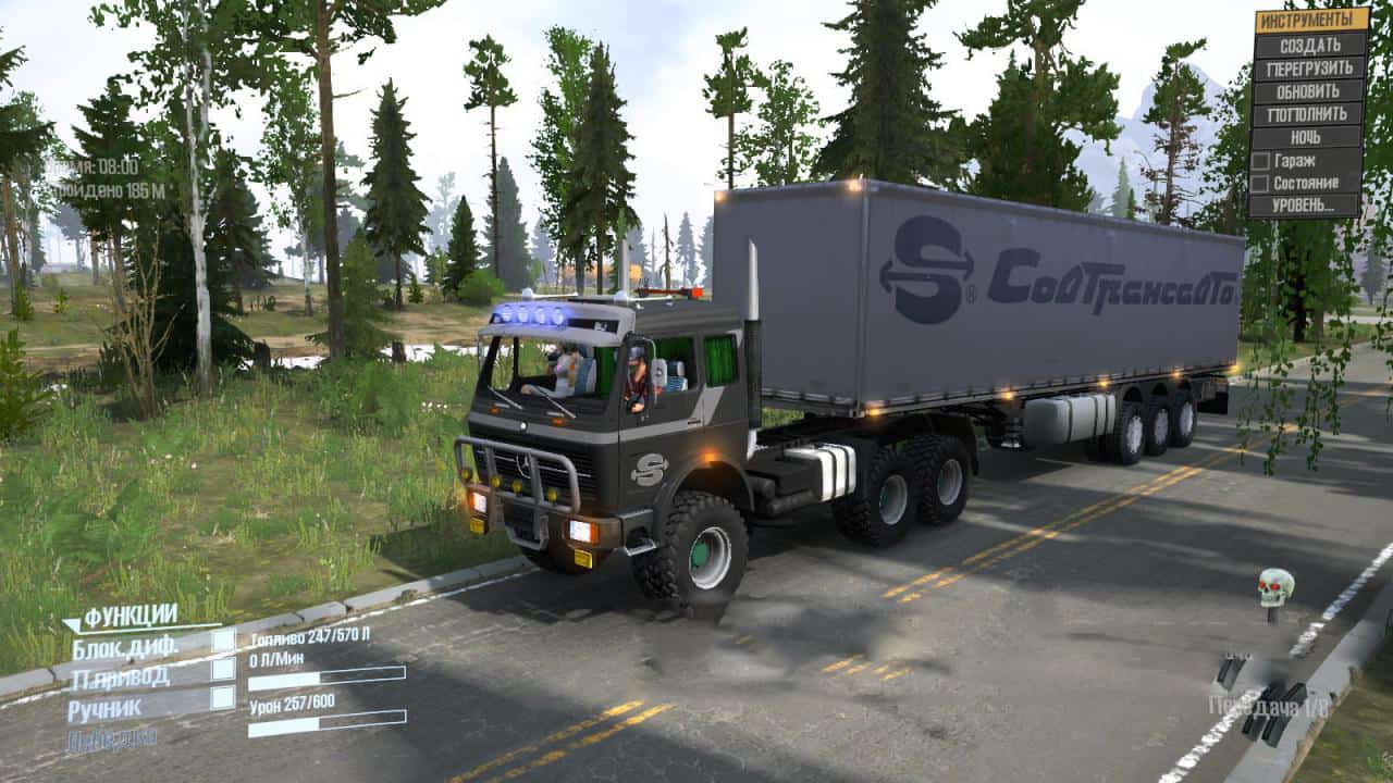 Spintires:Mudrunner - Mercedes – Nord Truck V1