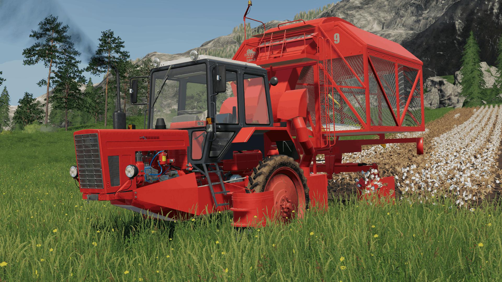 FS19 - Harsvester MTZ80 for Cotton v1.0
