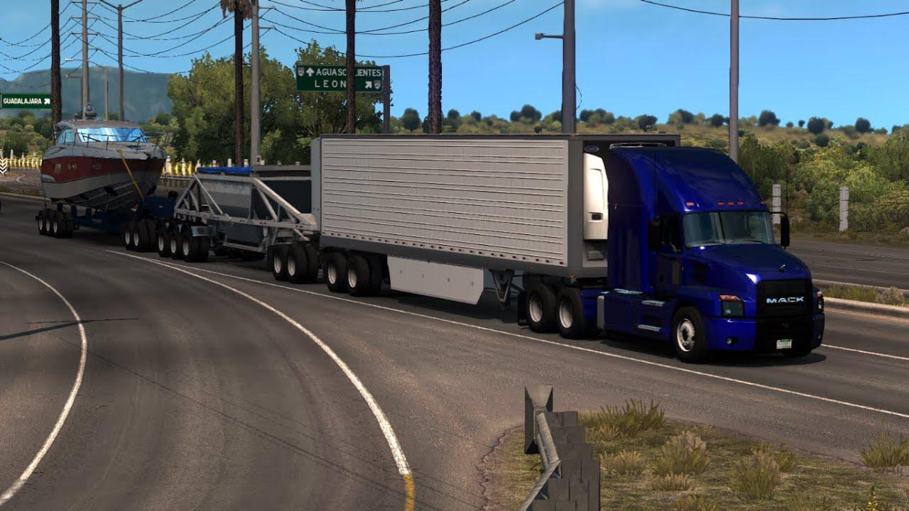 Етс атс. ETS 2 ATS. American Truck Simulator моды прицепы. ATS 1.0. Етс 2 тройные прицепы.
