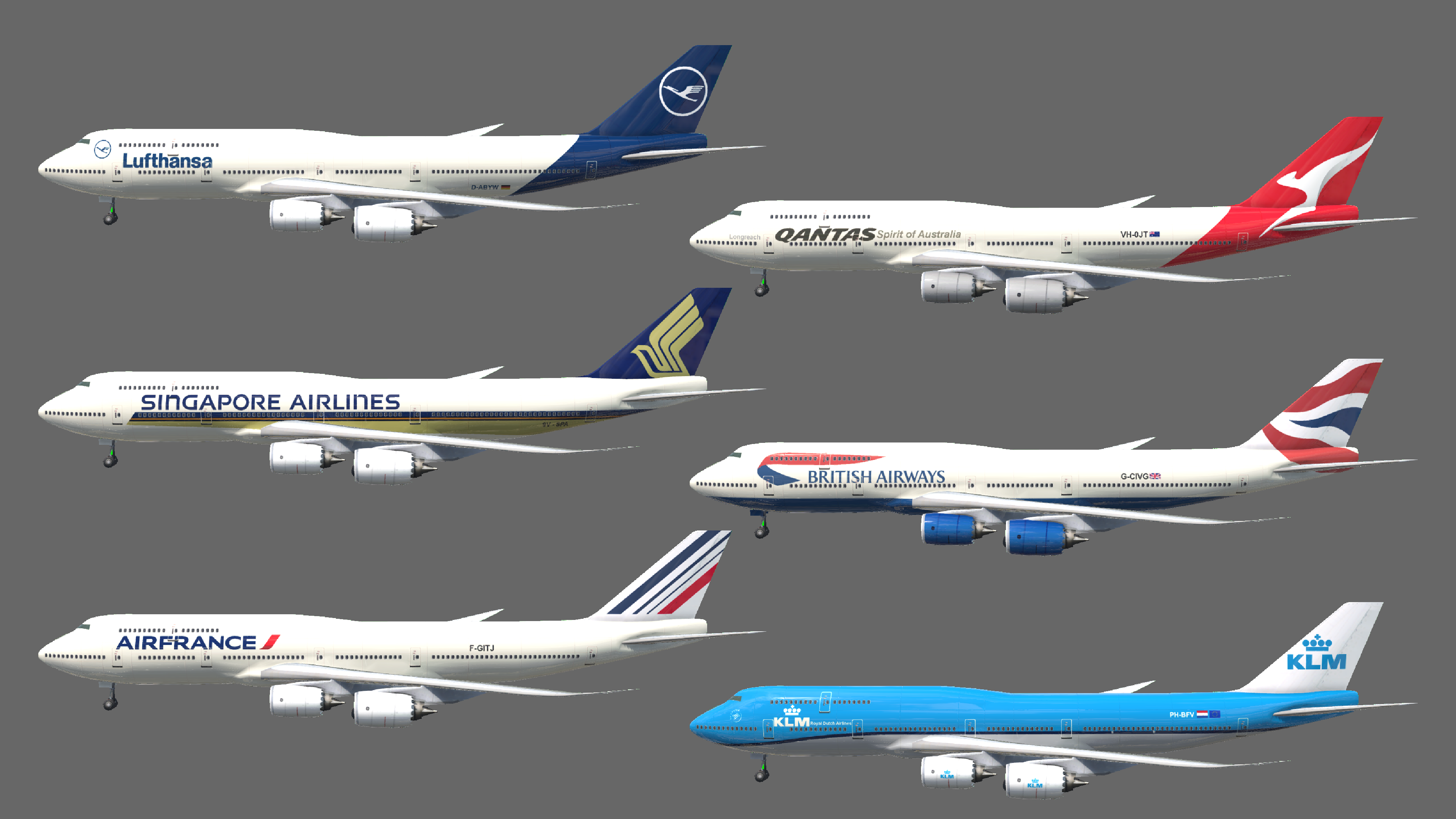 Transport Fever 2 - Boeing 747 Passenger Pack